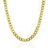 6.2mm 14k Yellow Gold Curb Chain